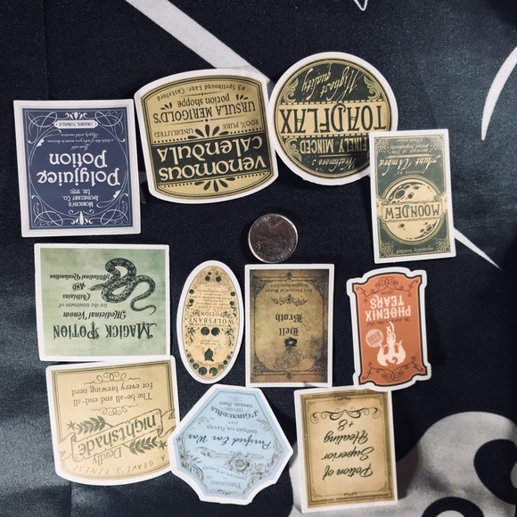 Nightshade witchy Sorceress Supreme Potion B0ttle Label Sticker - Picture 5 of 7